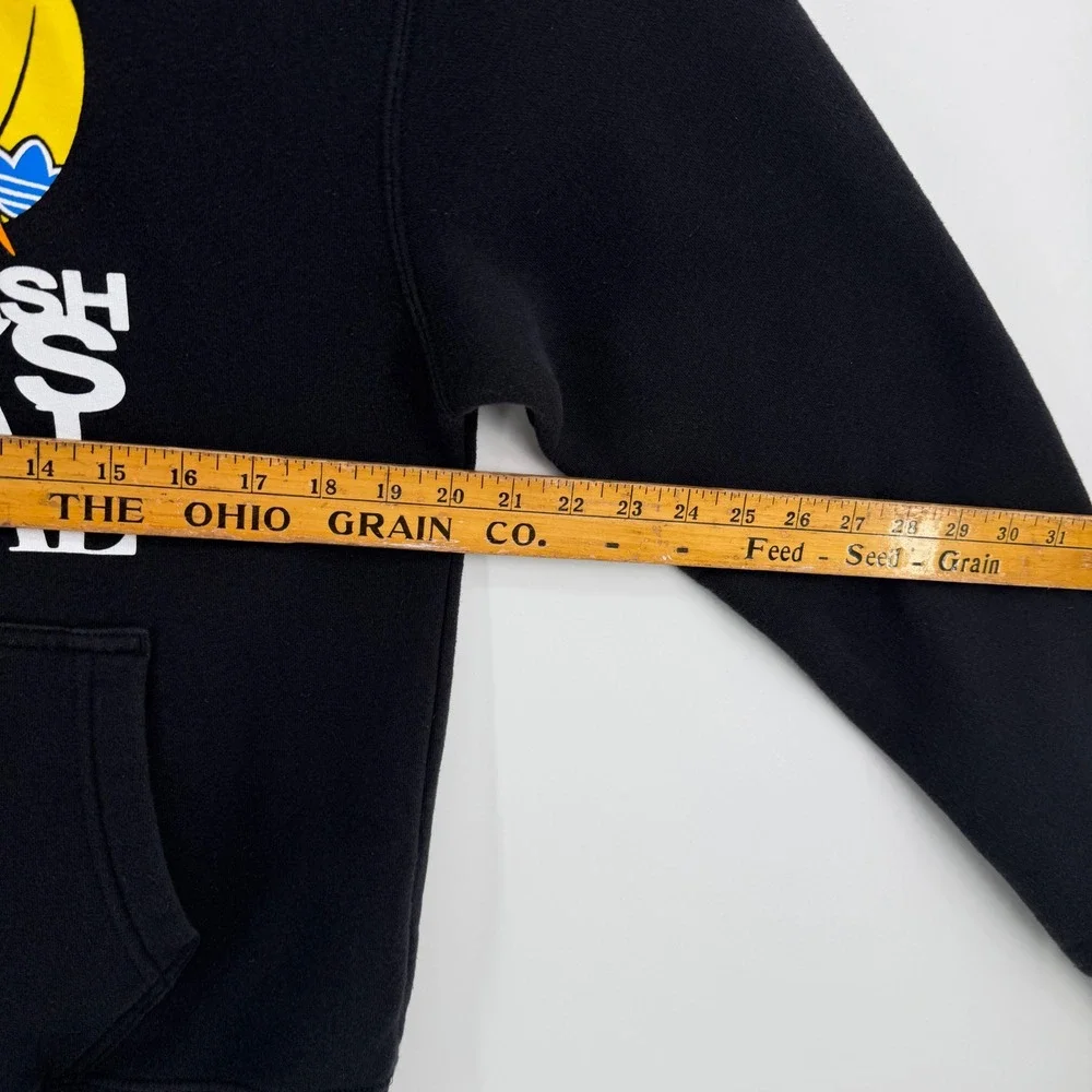 Adidas Hoodie Men Small Black Streetwear Always Fresh Always Original Graphic